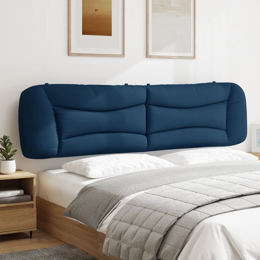 Hoofdbordkussen Stof Blauw 200 cm