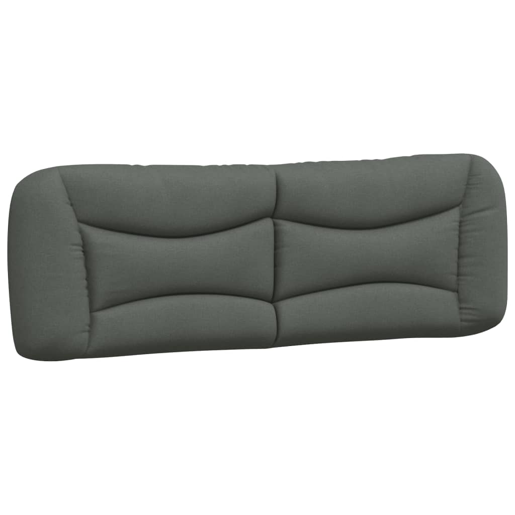 Hoofdbordkussen "Hvar" 152 cm stof donkergrijs