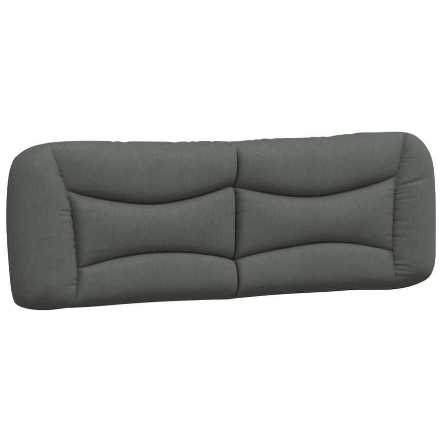 Hoofdbordkussen "Hvar" 152 cm stof donkergrijs