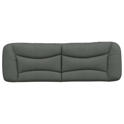 Hoofdbordkussen "Hvar" 152 cm stof donkergrijs