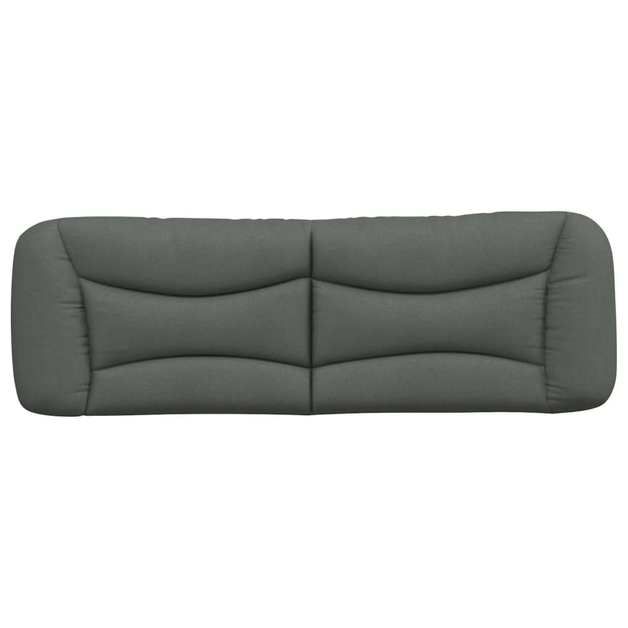 Hoofdbordkussen "Hvar" 152 cm stof donkergrijs