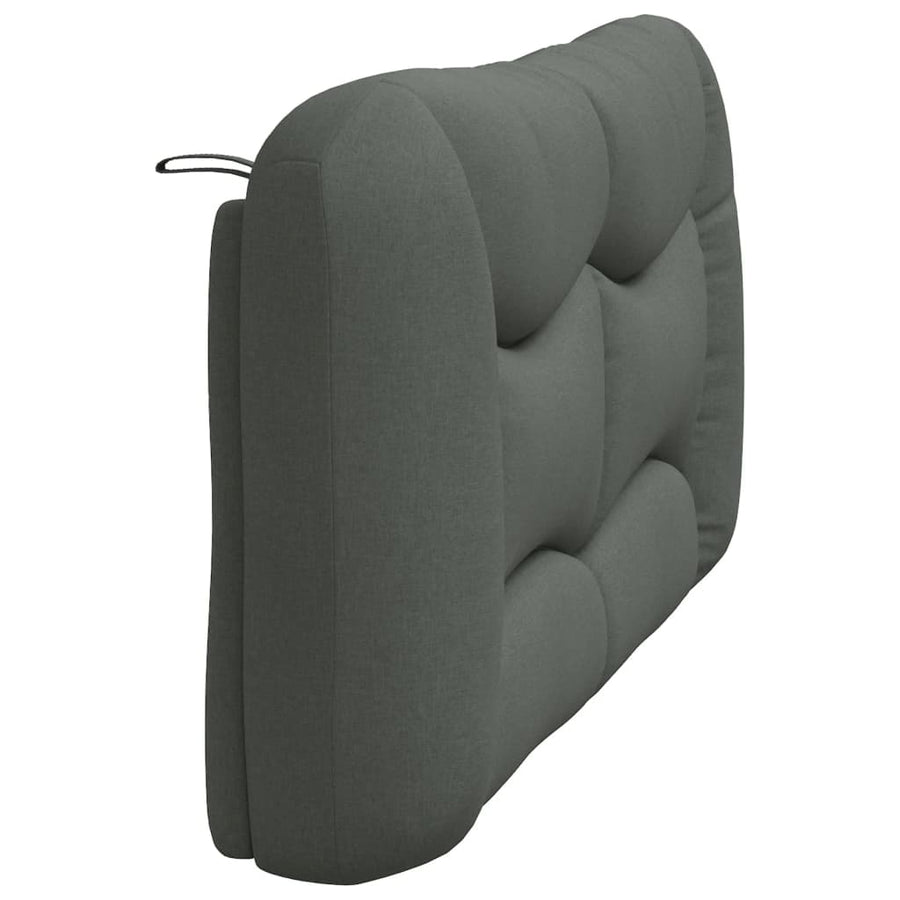 Hoofdbordkussen "Hvar" 152 cm stof donkergrijs