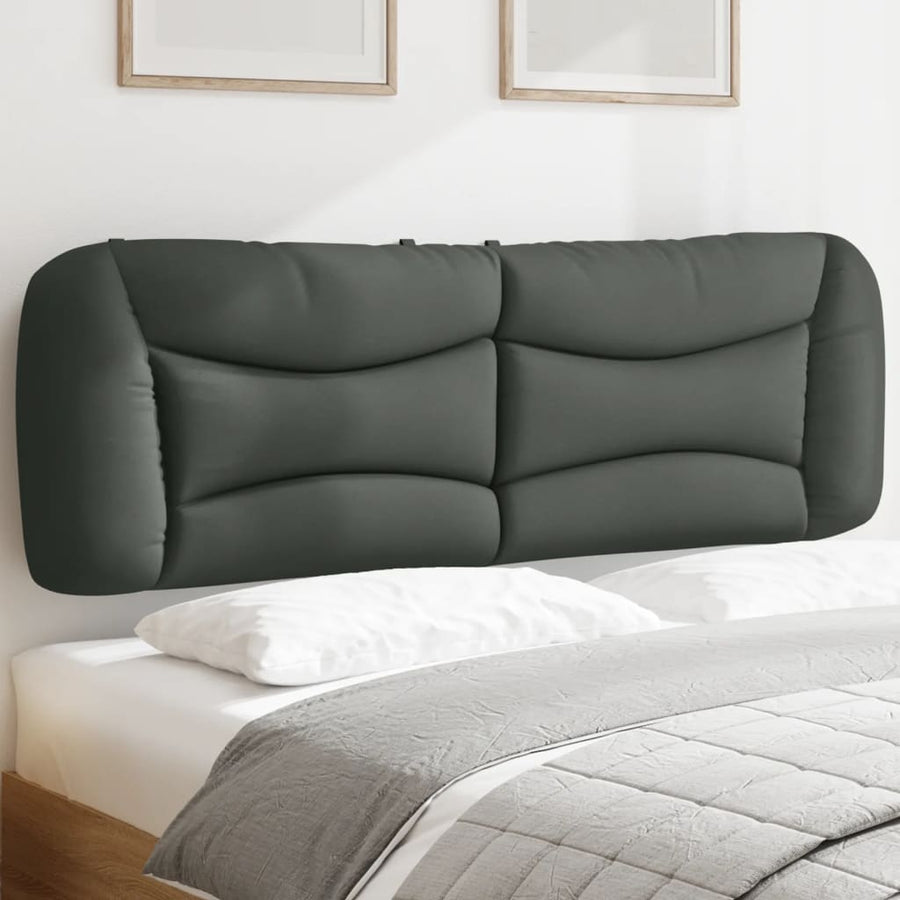 Hoofdbordkussen "Hvar" 152 cm stof donkergrijs