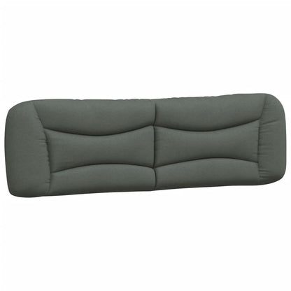 Hoofdbordkussen "Hvar" 193 cm stof donkergrijs