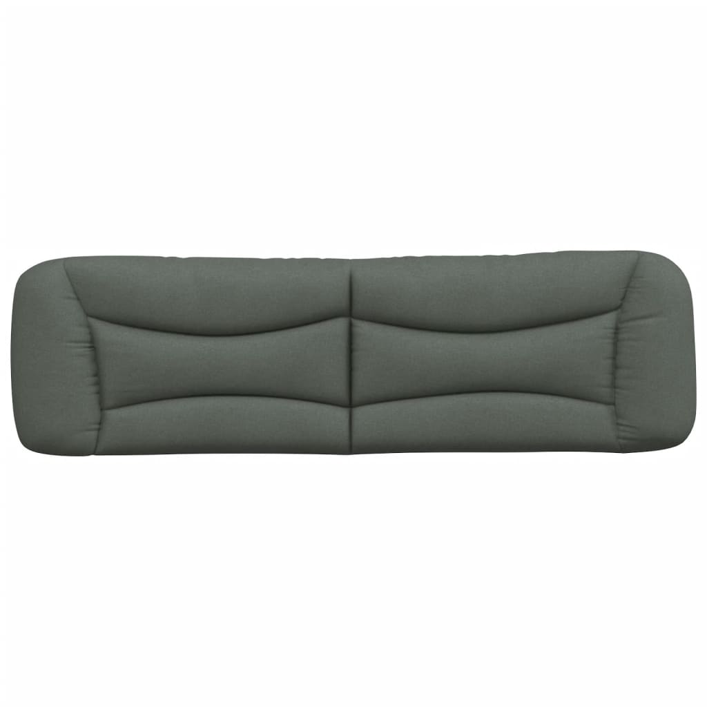 Hoofdbordkussen "Hvar" 193 cm stof donkergrijs