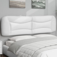 Hoofdbordkussen "Hvar" 193 cm kunstleer wit