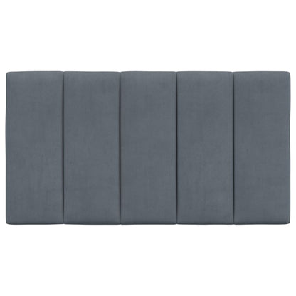 Hoofdbordkussen 80 Cm Fluweel Donkergrijs
