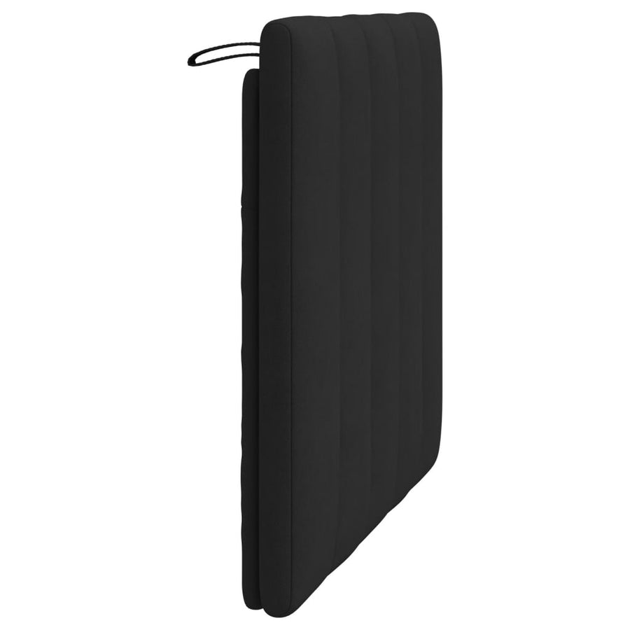 Hoofdbordkussen 80 Cm Fluweel Zwart
