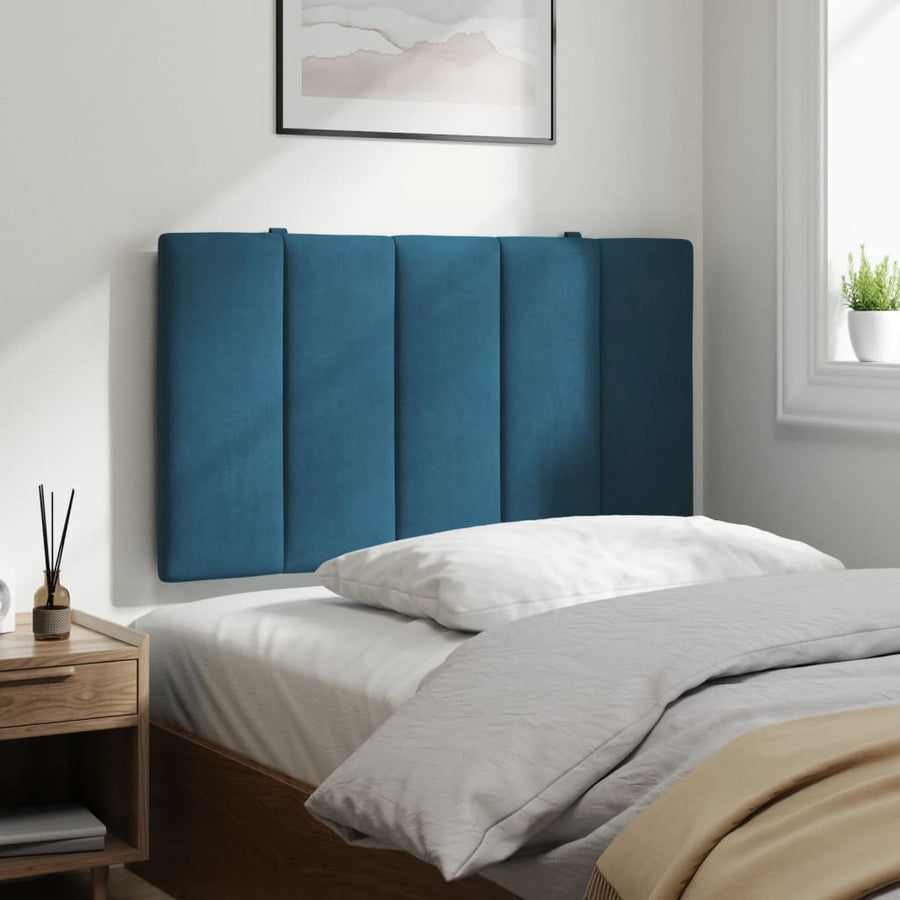 Hoofdbordkussen 80 Cm Fluweel Blauw