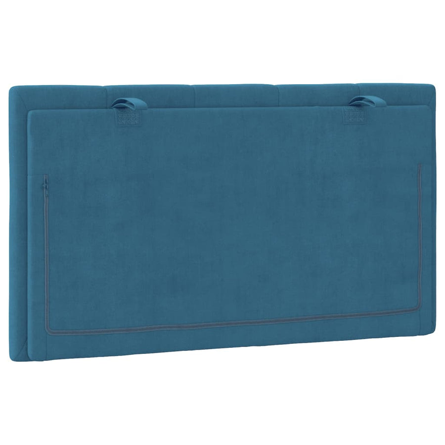 Hoofdbordkussen 80 Cm Fluweel Blauw
