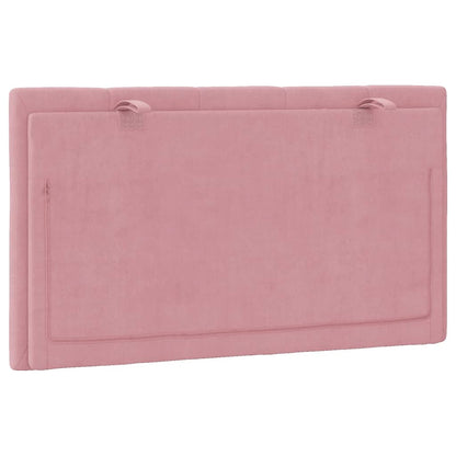 Hoofdbordkussen 80 Cm Fluweel Roze