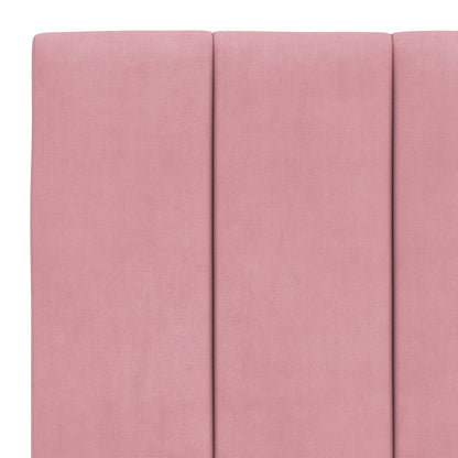 Hoofdbordkussen 80 Cm Fluweel Roze