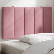 Hoofdbordkussen 80 cm fluweel roze