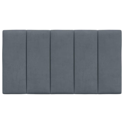 Hoofdbordkussen 90 Cm Fluweel Donkergrijs