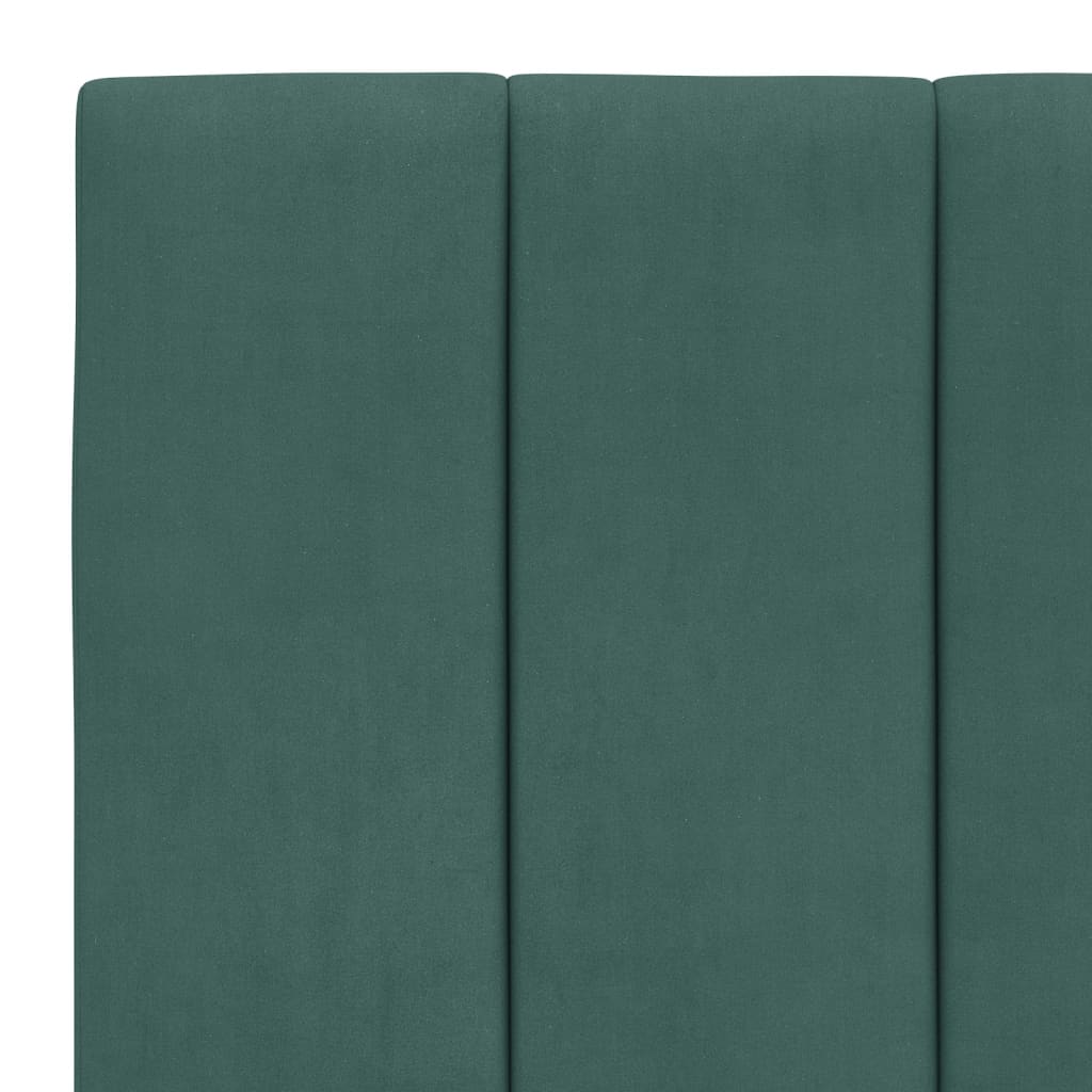 Hoofdbordkussen Fluweel 90 cm Donkergroen