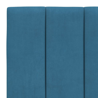 Hoofdbordkussen 90 Cm Fluweel Blauw