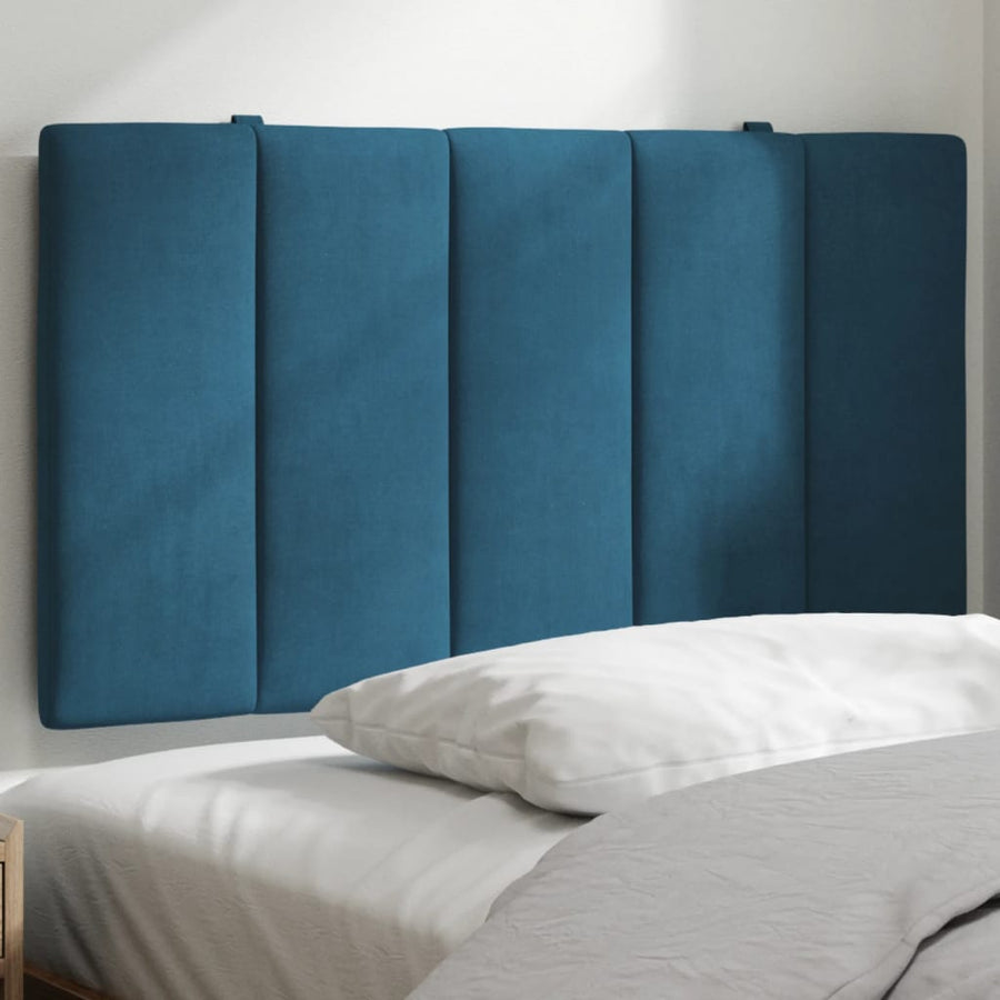 Hoofdbordkussen 90 Cm Fluweel Blauw