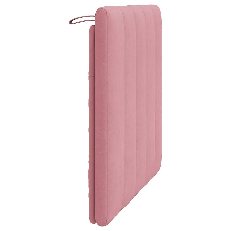 Hoofdbordkussen 90 Cm Fluweel Roze