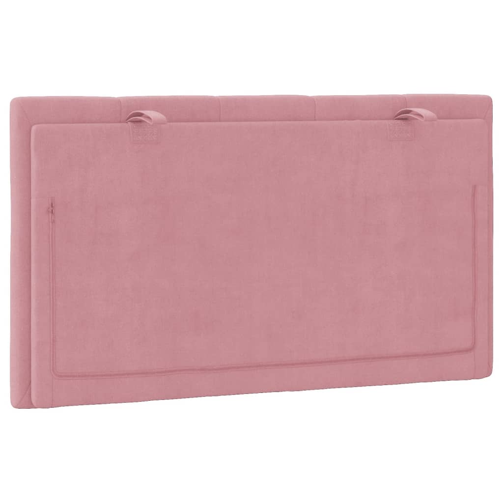 Hoofdbordkussen 90 Cm Fluweel Roze