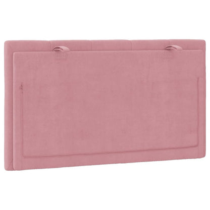 Hoofdbordkussen 90 Cm Fluweel Roze