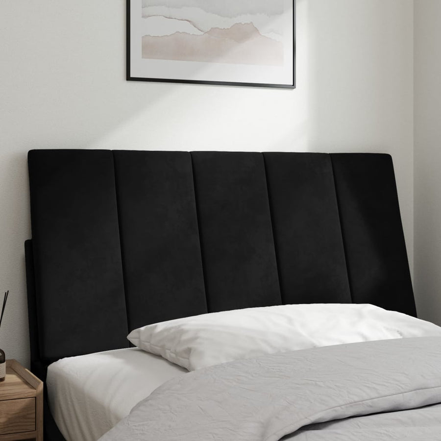 Hoofdbordkussen 100 Cm Fluweel Zwart