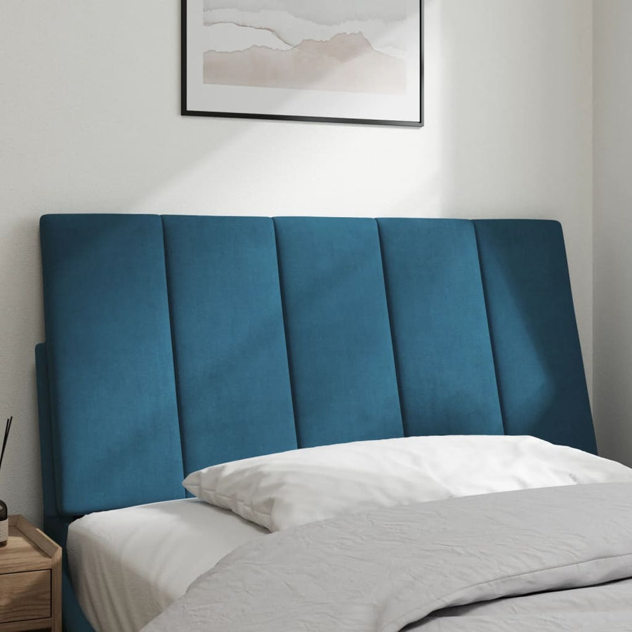 Hoofdbordkussen 100 Cm Fluweel Blauw