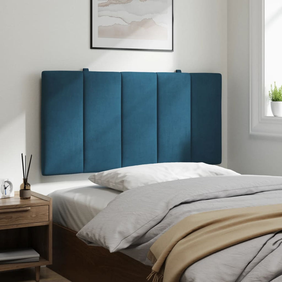Hoofdbordkussen 100 Cm Fluweel Blauw