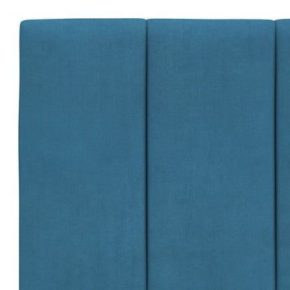 Hoofdbordkussen 100 Cm Fluweel Blauw