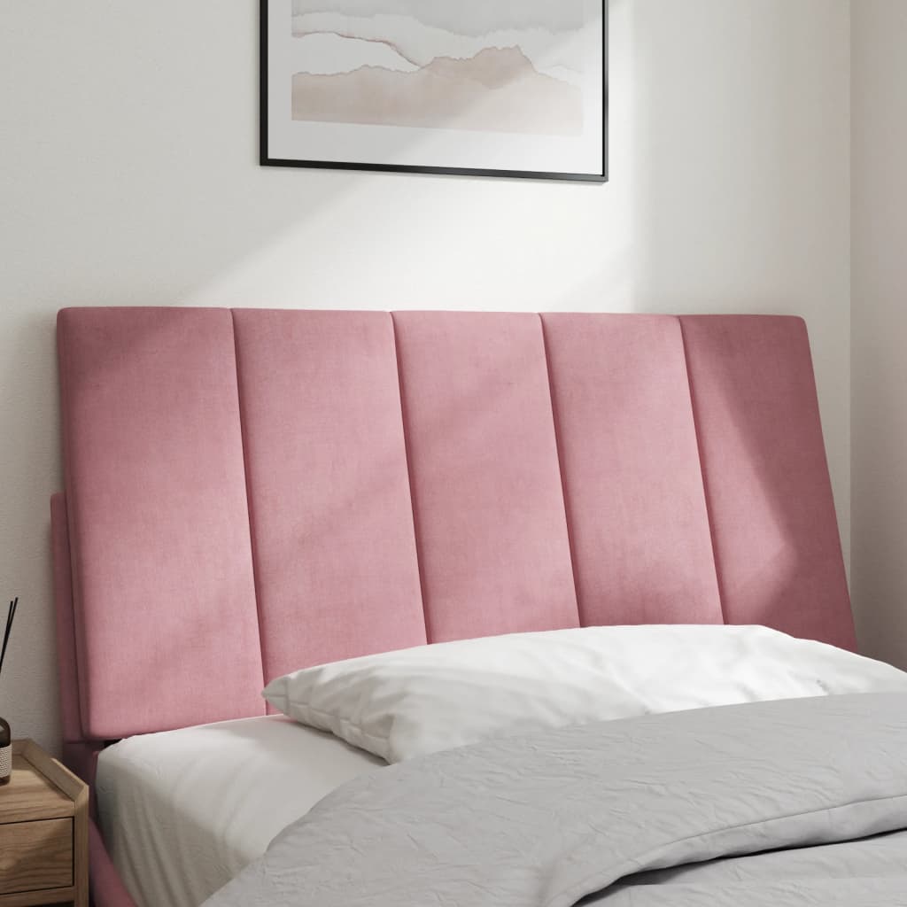 Hoofdbordkussen 100 Cm Fluweel Roze