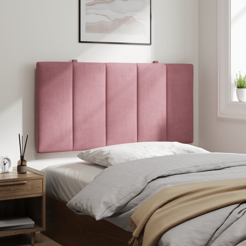 Hoofdbordkussen 100 Cm Fluweel Roze