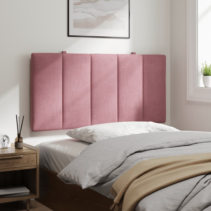Hoofdbordkussen 100 Cm Fluweel Roze