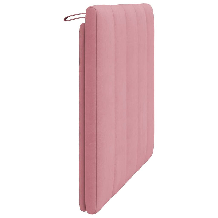 Hoofdbordkussen 100 Cm Fluweel Roze