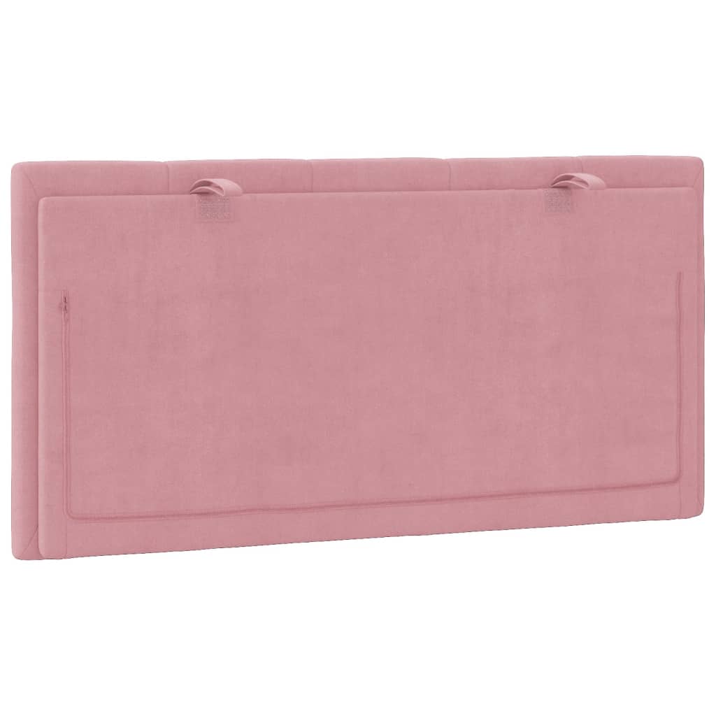 Hoofdbordkussen 100 Cm Fluweel Roze