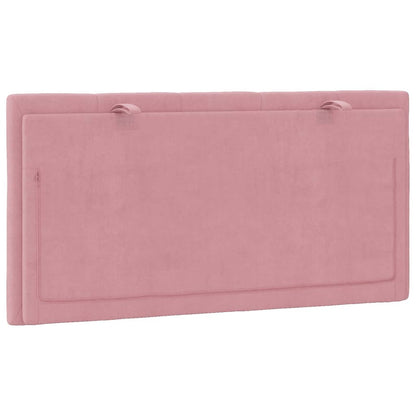 Hoofdbordkussen 100 Cm Fluweel Roze