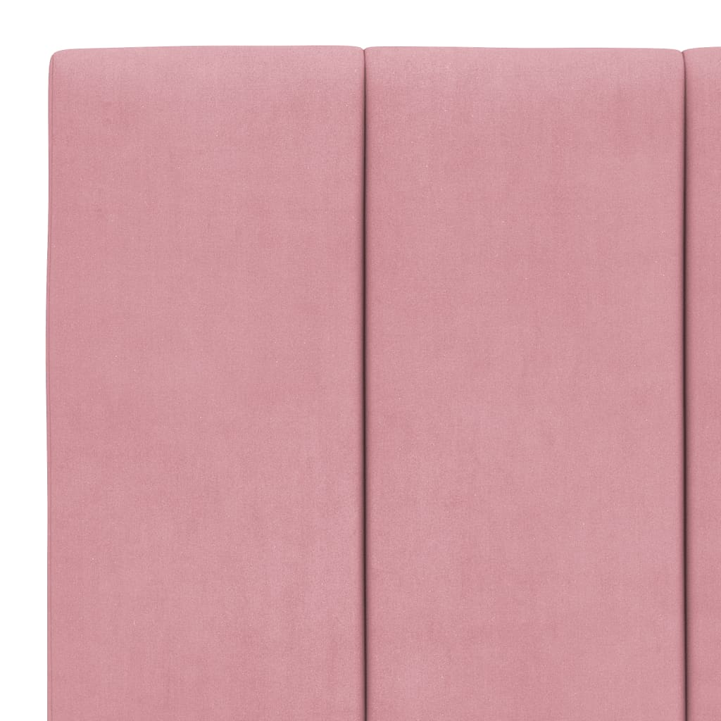 Hoofdbordkussen 100 Cm Fluweel Roze