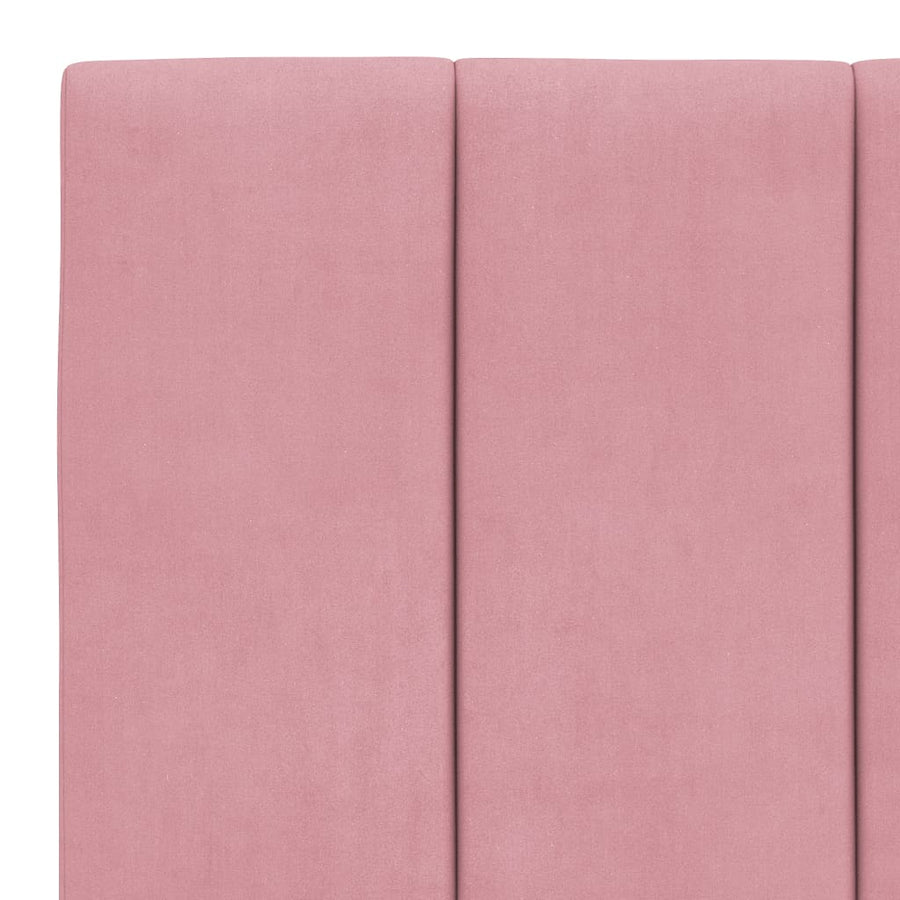 Hoofdbordkussen 100 Cm Fluweel Roze