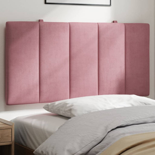 Hoofdbordkussen 100 Cm Fluweel Roze