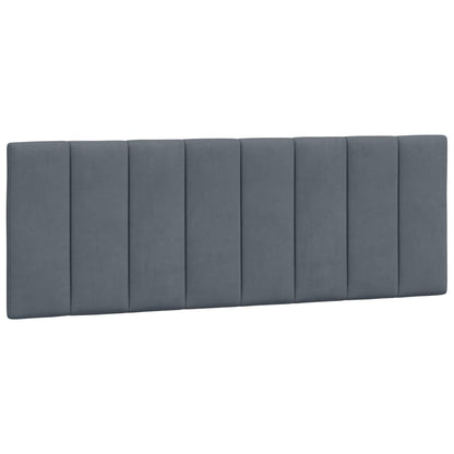 Hoofdbordkussen 120 Cm Fluweel Donkergrijs