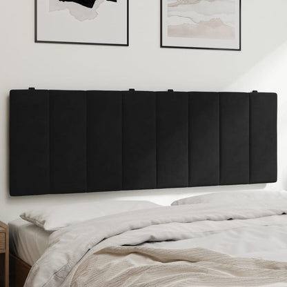 Hoofdbordkussen 120 Cm Fluweel Zwart