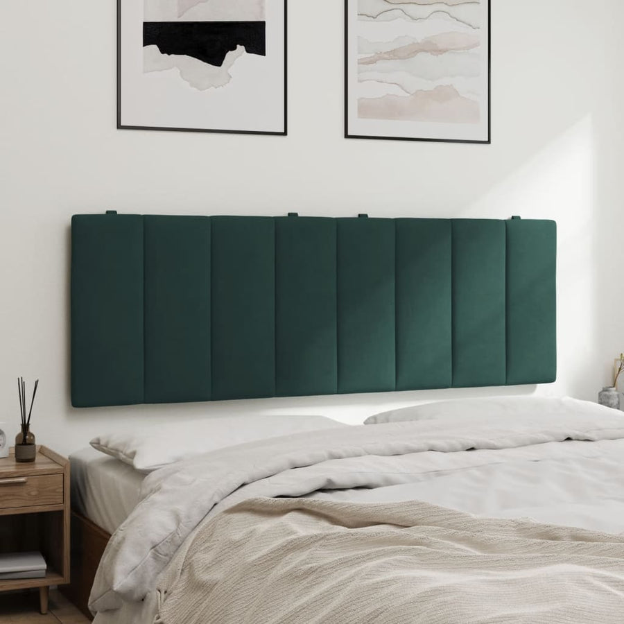 Hoofdbordkussen 120 Cm Fluweel Donkergroen