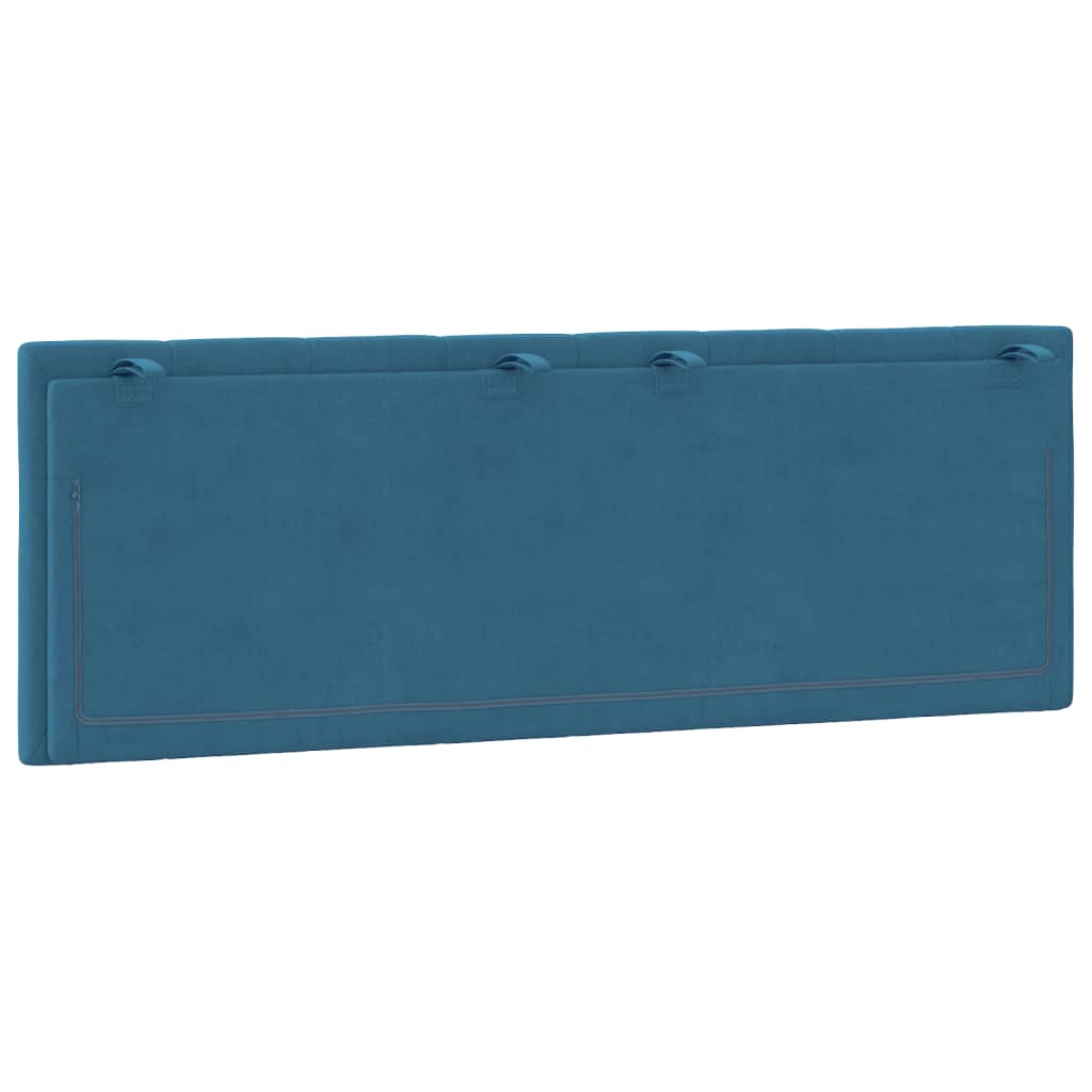 Hoofdbordkussen 120 Cm Fluweel Blauw