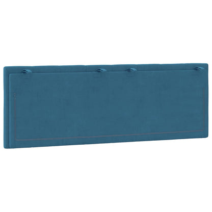 Hoofdbordkussen 120 Cm Fluweel Blauw