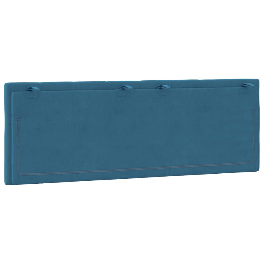 Hoofdbordkussen 120 Cm Fluweel Blauw