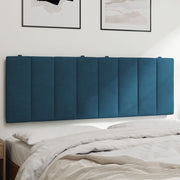 Hoofdbordkussen "Hanko" 120 cm fluweel blauw