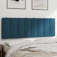 Hoofdbordkussen 120 Cm Fluweel Blauw