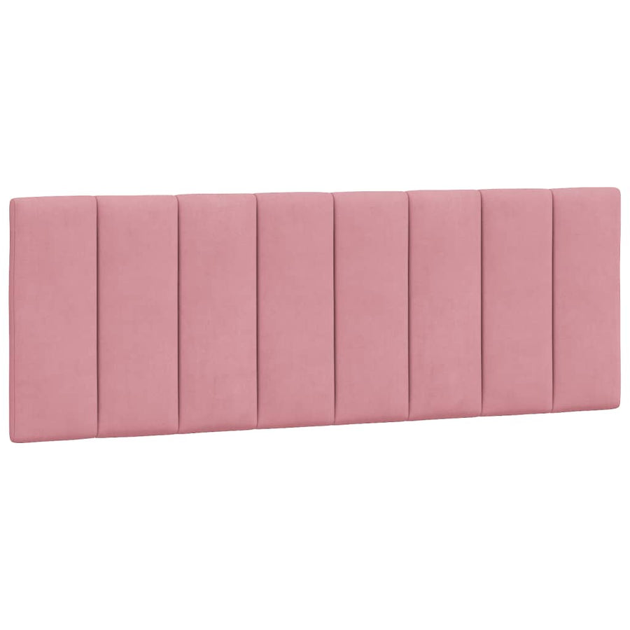 Hoofdbordkussen Fluweel 120 cm Roze