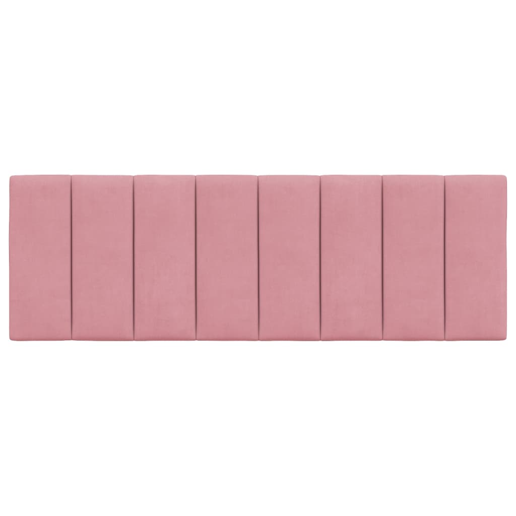Hoofdbordkussen Fluweel 120 cm Roze