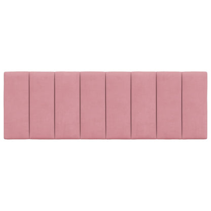 Hoofdbordkussen Fluweel 120 cm Roze