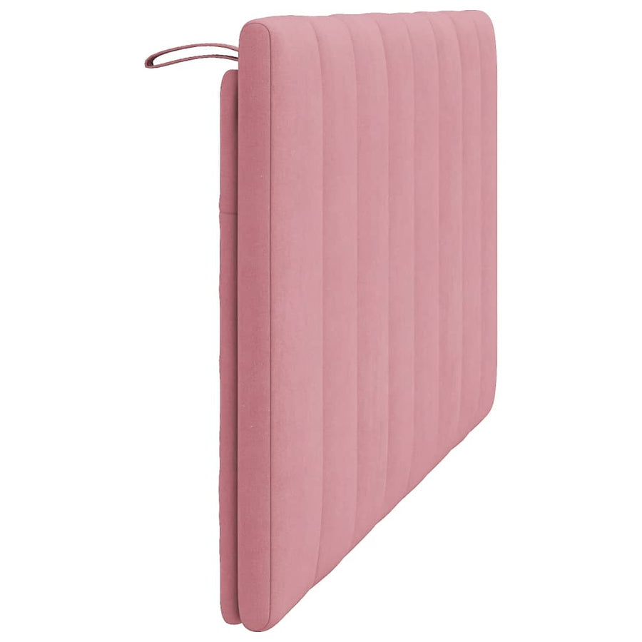 Hoofdbordkussen Fluweel 120 cm Roze