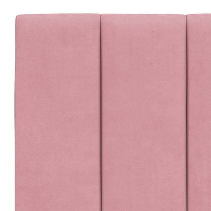 Hoofdbordkussen Fluweel 120 cm Roze
